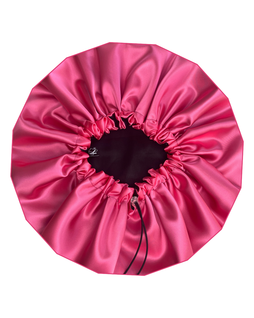 Pink satin bonnet best sale