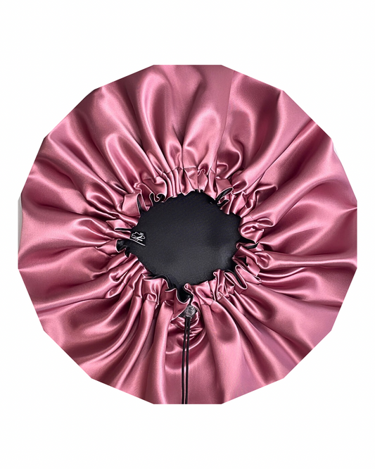 Krafts by Kerry Luxury Satin Bonnet - Mauve