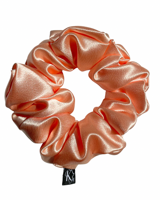 Krafts by Kerry Peach Oversized Satin Scrunchie