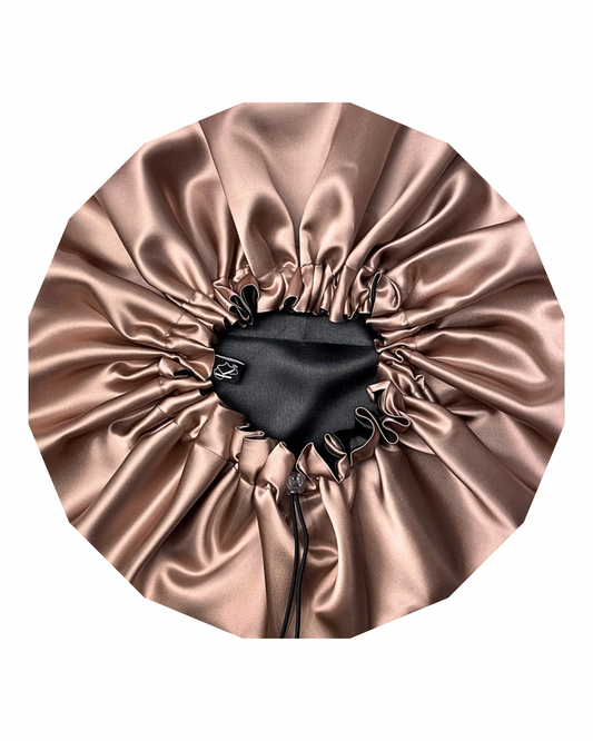 Krafts by Kerry Luxury Satin Bonnet - Taupe